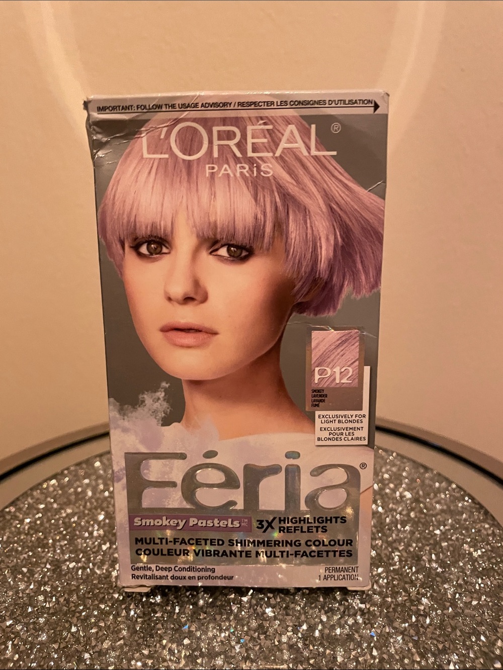L'Oreal Féria Smokey Pastels P12 Lilac Hair Color